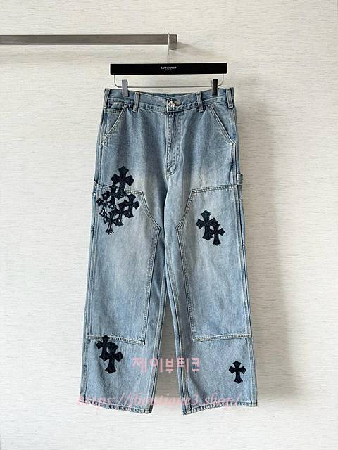 크롬하츠 데님 팬츠