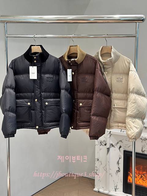 셀린느 패딩 점퍼 (3color)