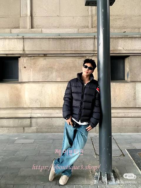 몽클레어 SOLAYAN 남성 쇼트 다운 재킷