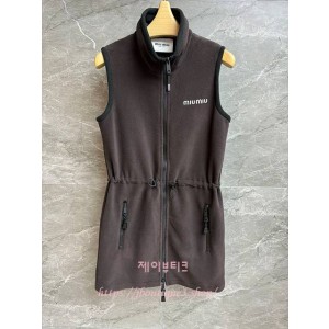 미우미우 플리스 드레스