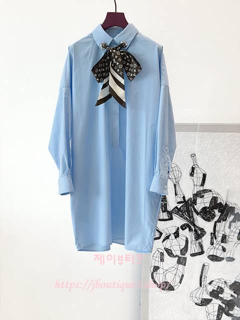 루이비통 롱 셔츠 (2color)