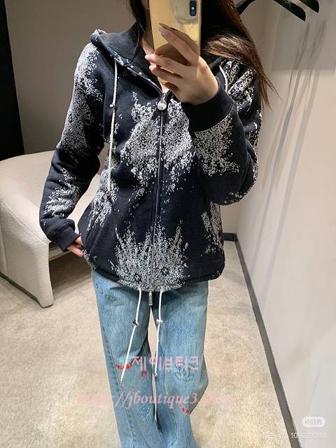 샤넬 후드 집업