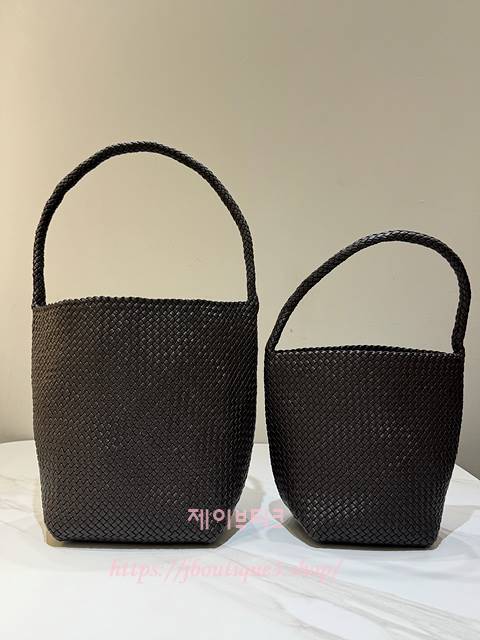 더로우 우븐 토트백 (스몰,미디엄)
