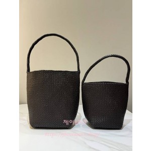 더로우 우븐 토트백 (스몰,미디엄)