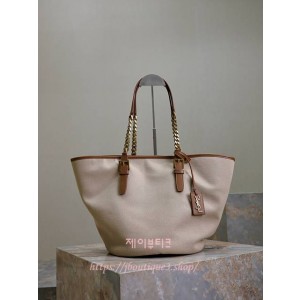 생로랑 카산드라 캔버스 토트백