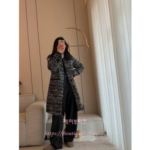 몽클레어 Rhone 론느 롱 다운 자켓 블랙 화이트