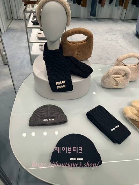 미우미우 비니 (2color)