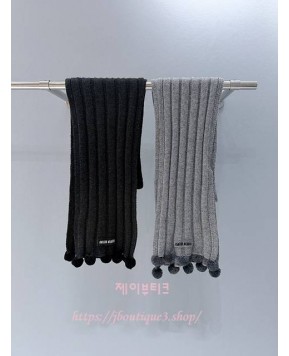 미우미우 머플러 목도리 (2color)