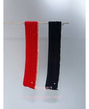 미우미우 케이블 니트 머플러 목도리 (2color)