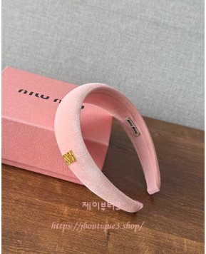 미우미우 헤어밴드