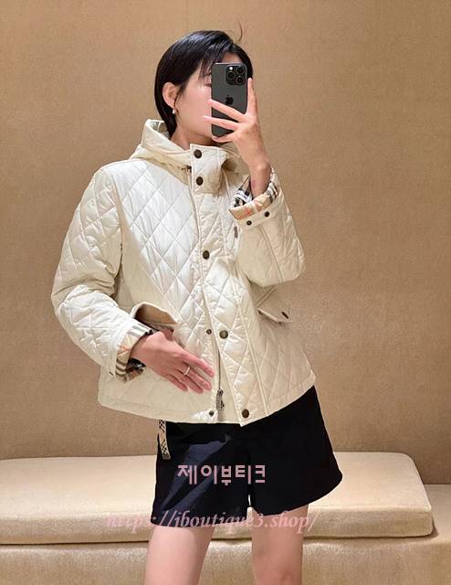 버버리 퀼팅 자켓