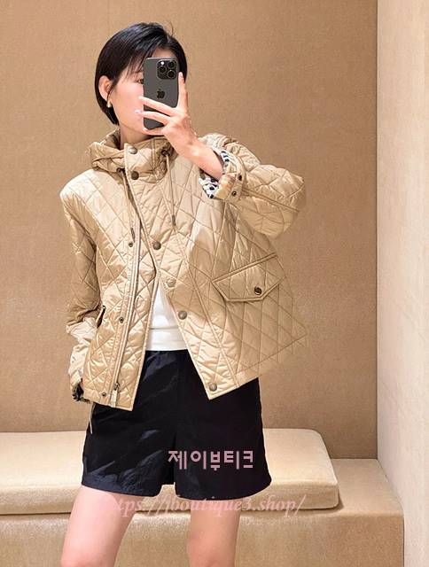 버버리 퀼팅 자켓