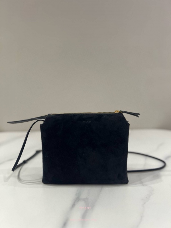 더로우 nu twin 미니 스웨이드 숄더백