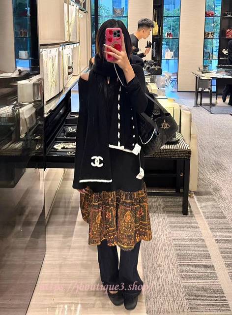 샤넬 머플러 목도리