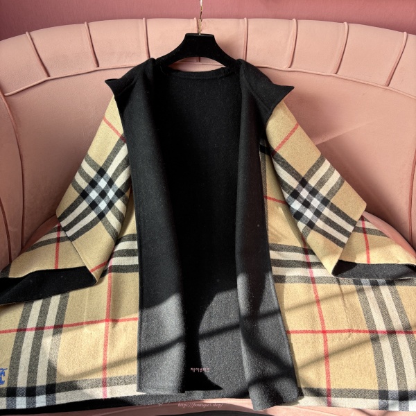 버버리 숄 판초
