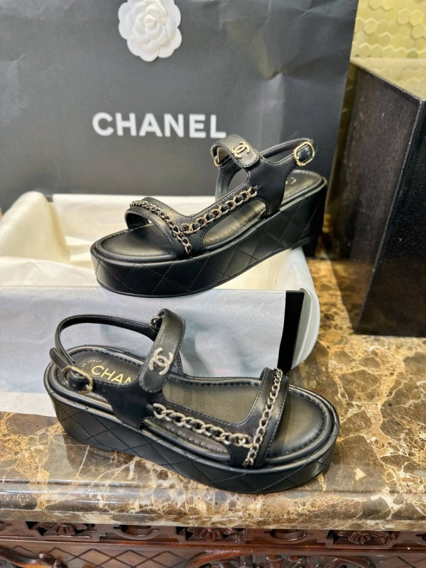 샤넬 벨크로 샌들